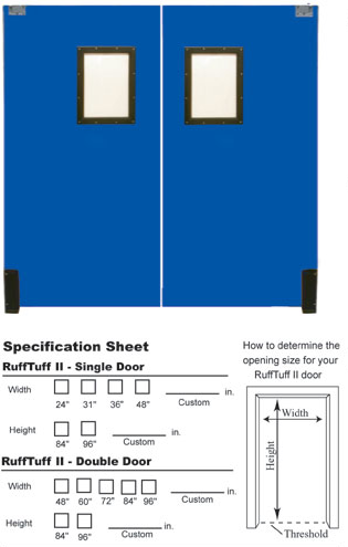 Commercial Swing Doors - Ruff Tuff II